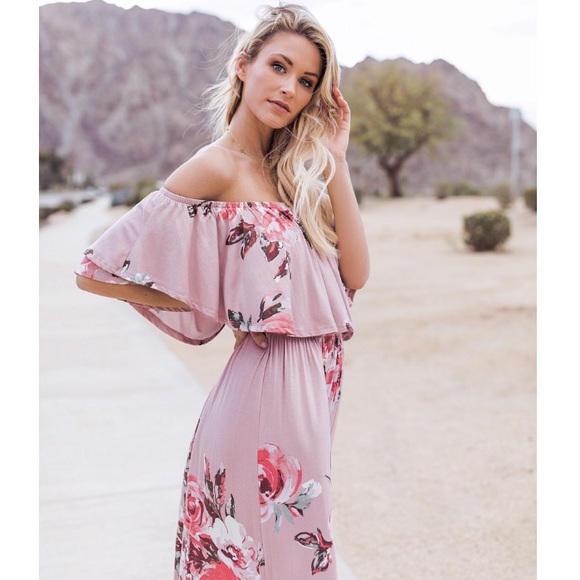 Last one! Off the shoulder maxi dress - Picture 5 of 5